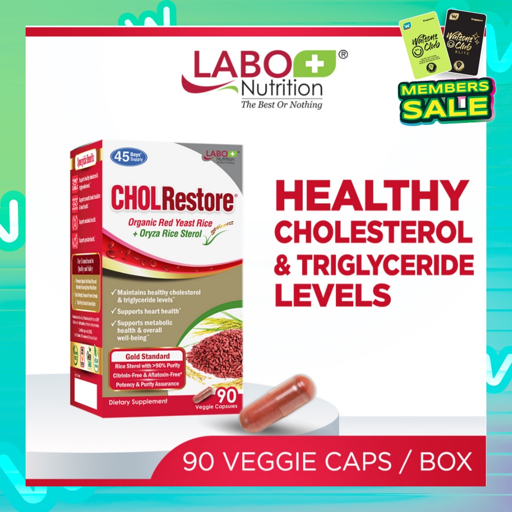 CHOLRestore Dietary Supplement Veggie Capsule 90s