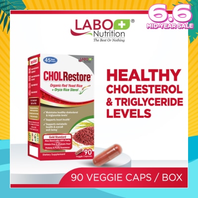 LABO NUTRITION CHOLRestore Dietary Supplement Veggie Capsule 90s