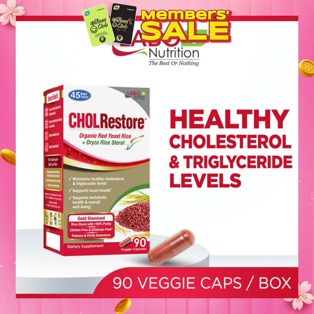 CHOLRestore Dietary Supplement Veggie Capsule 90s