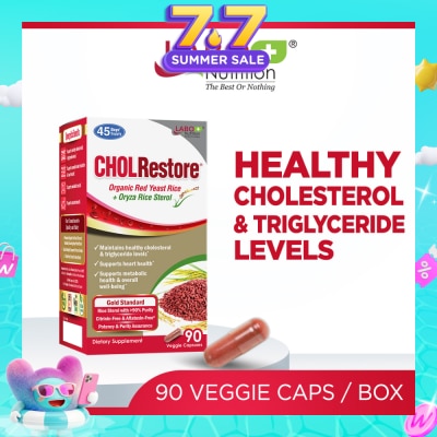 LABO NUTRITION - CHOLRestore Dietary Supplement Veggie Capsule 90s
