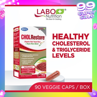 LABO NUTRITION CHOLRestore Dietary Supplement Veggie Capsule 90s