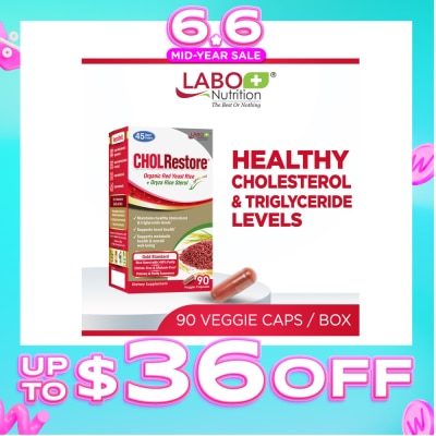 LABO NUTRITION - CHOLRestore Dietary Supplement Veggie Capsule 90s