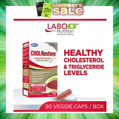 LABO NUTRITION - CHOLRestore Dietary Supplement Veggie Capsule 90s