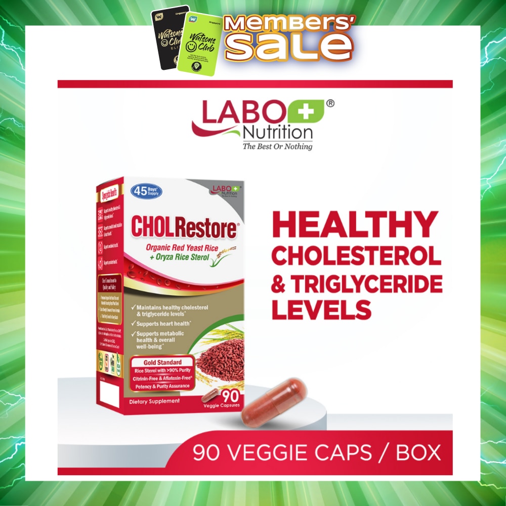 CHOLRestore Dietary Supplement Veggie Capsule 90s