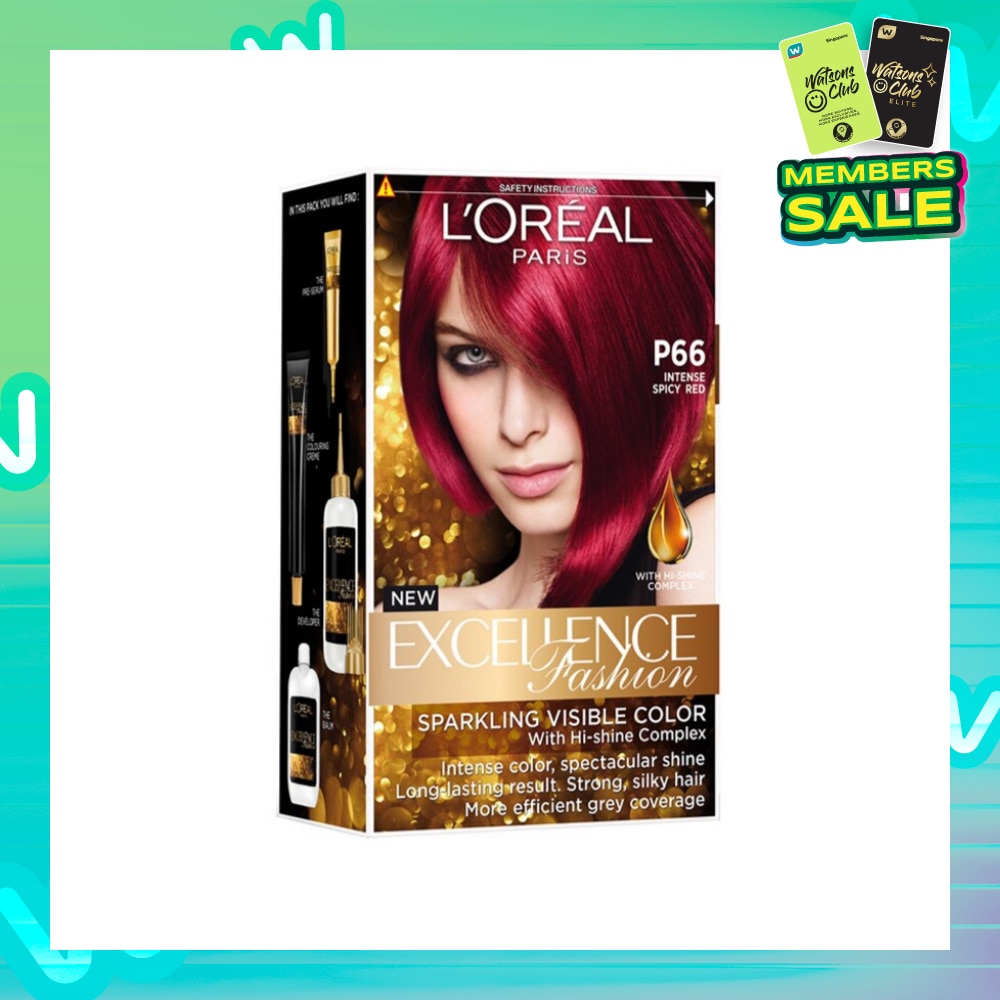 L'OREAL PARIS EXCELLENCE Fashion Hair Colour Intense #P66 Spicy Red 1s