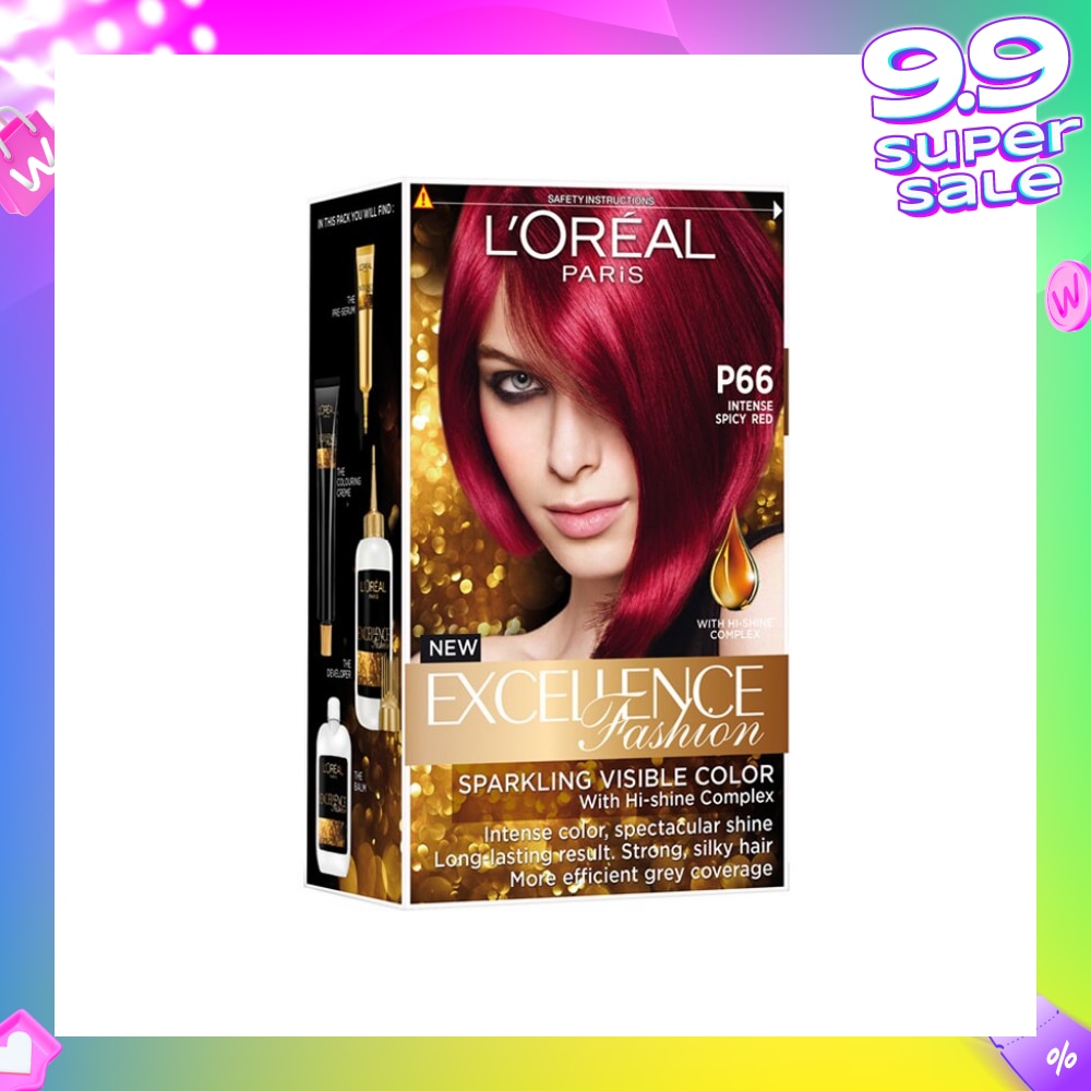 Fashion Hair Colour Intense #P66 Spicy Red 1s