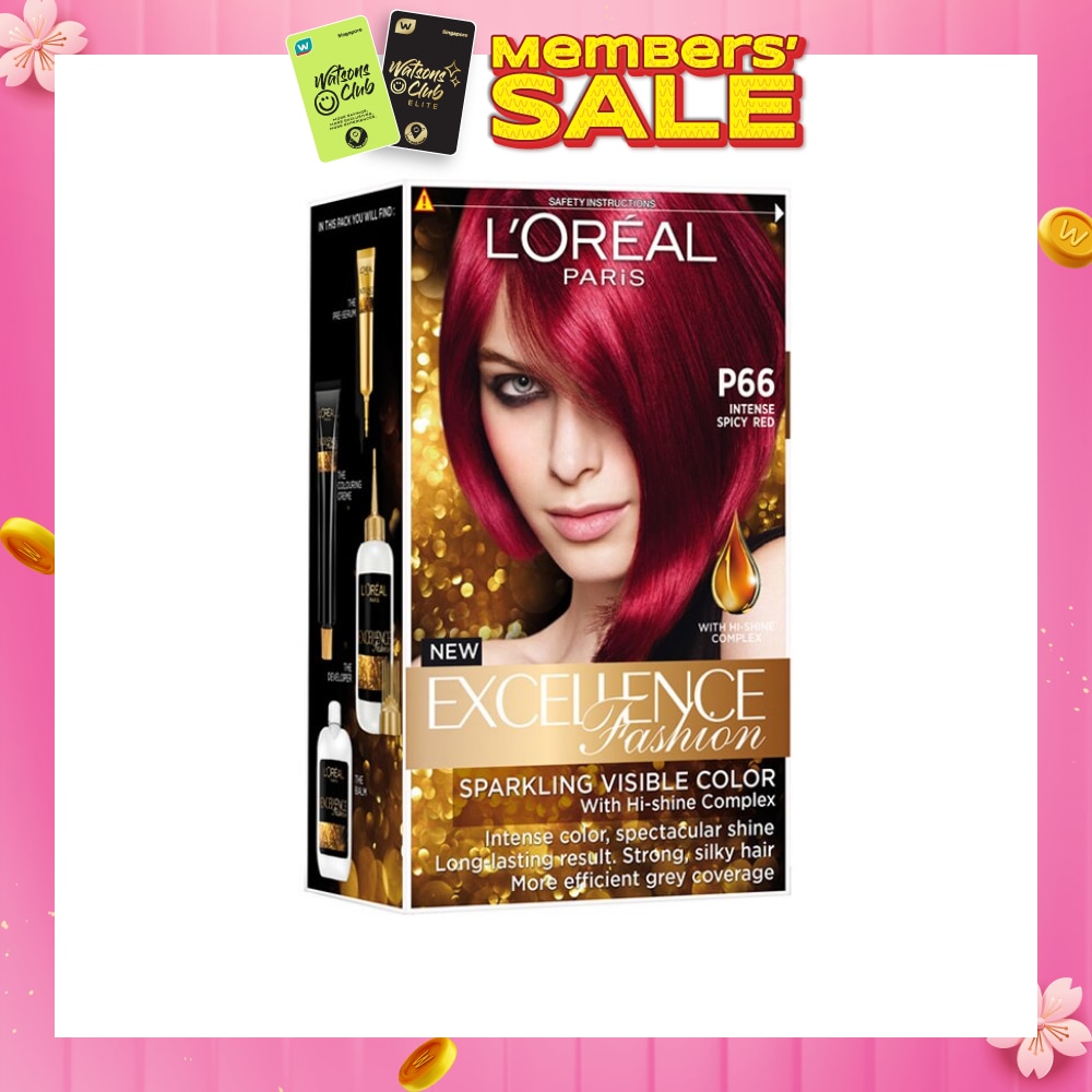 L'OREAL PARIS EXCELLENCE Fashion Hair Colour Intense #P66 Spicy Red 1s