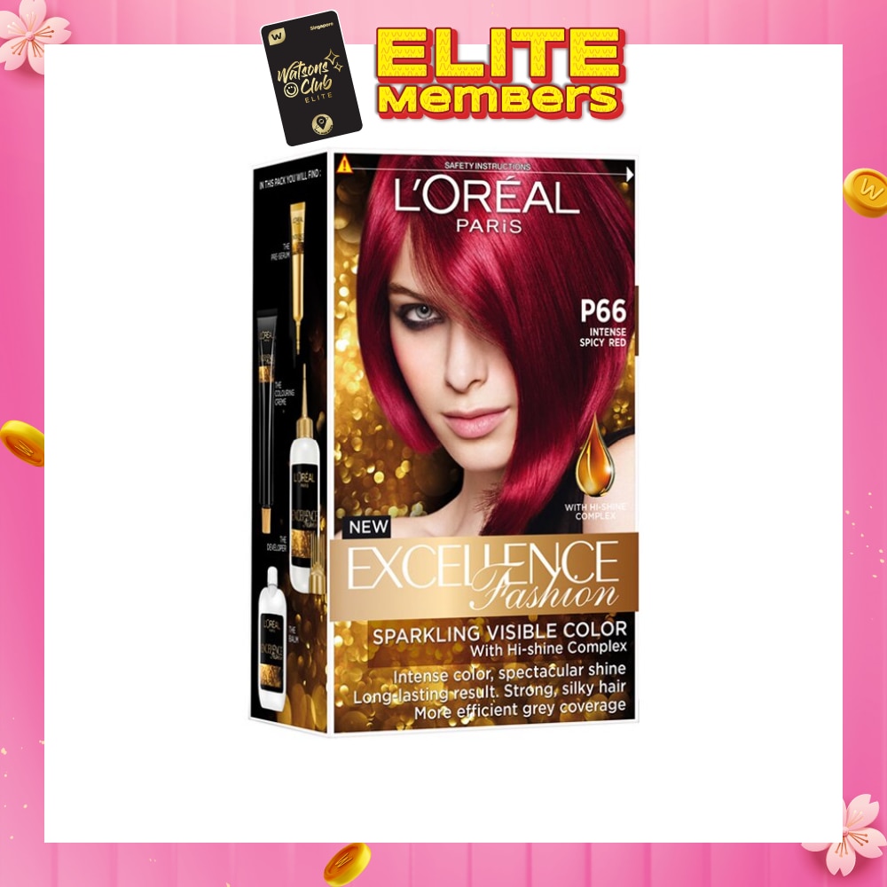 L'OREAL PARIS EXCELLENCE Fashion Hair Colour Intense #P66 Spicy Red 1s