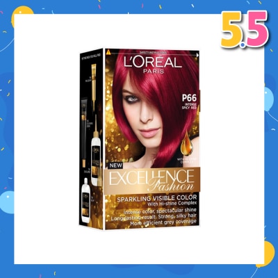 L'OREAL PARIS EXCELLENCE Fashion Hair Colour Intense #P66 Spicy Red 1s