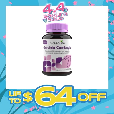 GREENLIFE - Garcinia Cambogia 120 Veg. Capsules