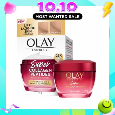 OLAY Regenerist Anti Aging Super Collagen Peptides Moisturiser 45g image
