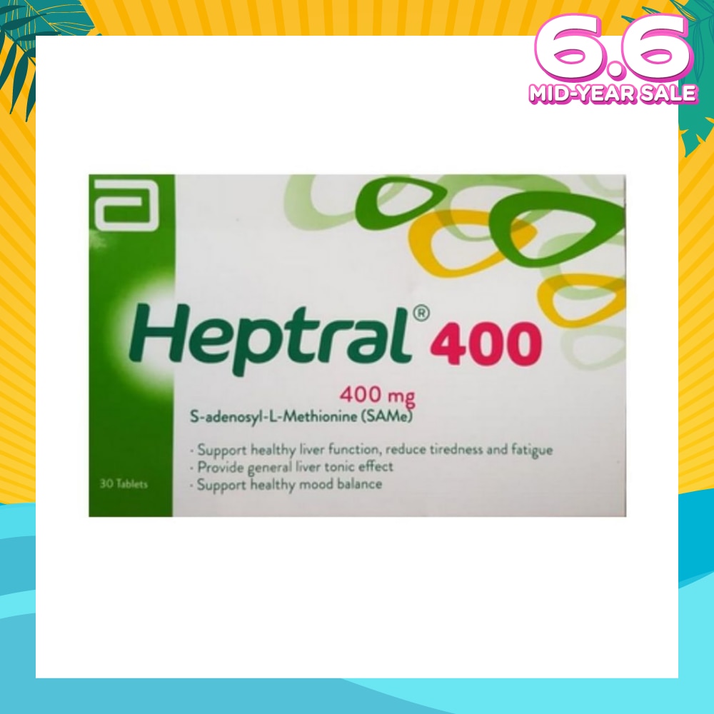 Tablets 400mg (Supporting Healthy Liver Function & Healthy Mood) 30s