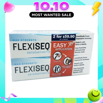 FLEXISQ Topical Pain Relief Gel (Suitable For Joint Pain Osteoarthritis and General Joint Health Maintenance) Twinpack 50g image