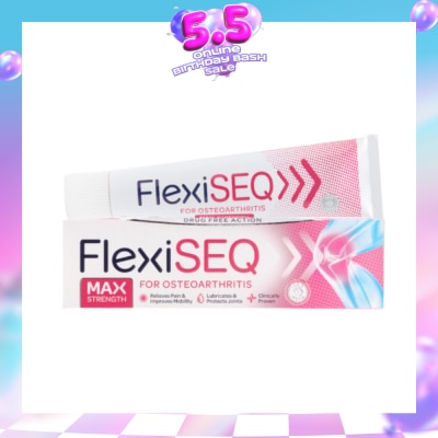 FLEXISQ - Topical Pain Relief Gel (Suitable For Joint Pain Osteoarthritis and General Joint Health Maintenance) 50g