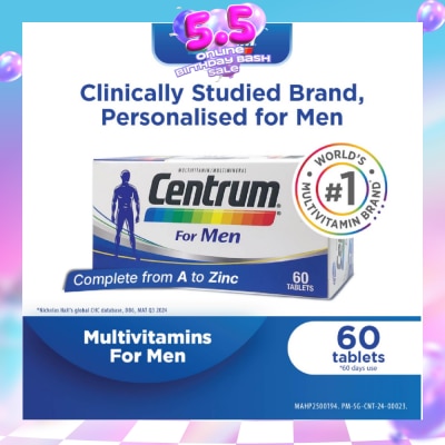 CENTRUM - Men 60 Tablets