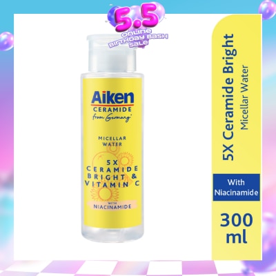 AIKEN - 5x Ceramide Bright and Vitamin C Micellar Water 300ml