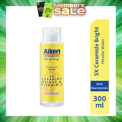 AIKEN - 5x Ceramide Bright and Vitamin C Micellar Water 300ml