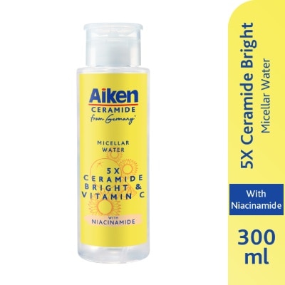 AIKEN - 5x Ceramide Bright and Vitamin C Micellar Water 300ml