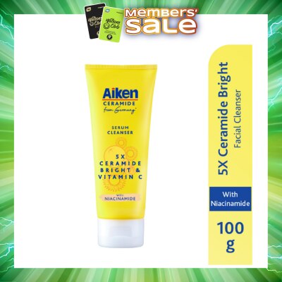 AIKEN - 5X Ceramide Bright & Vitamin C Serum Cleanser 100g