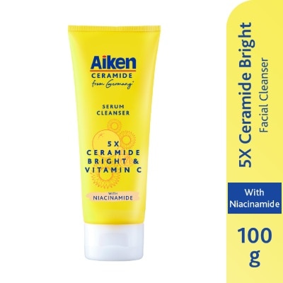 AIKEN - 5X Ceramide Bright & Vitamin C Serum Cleanser 100g