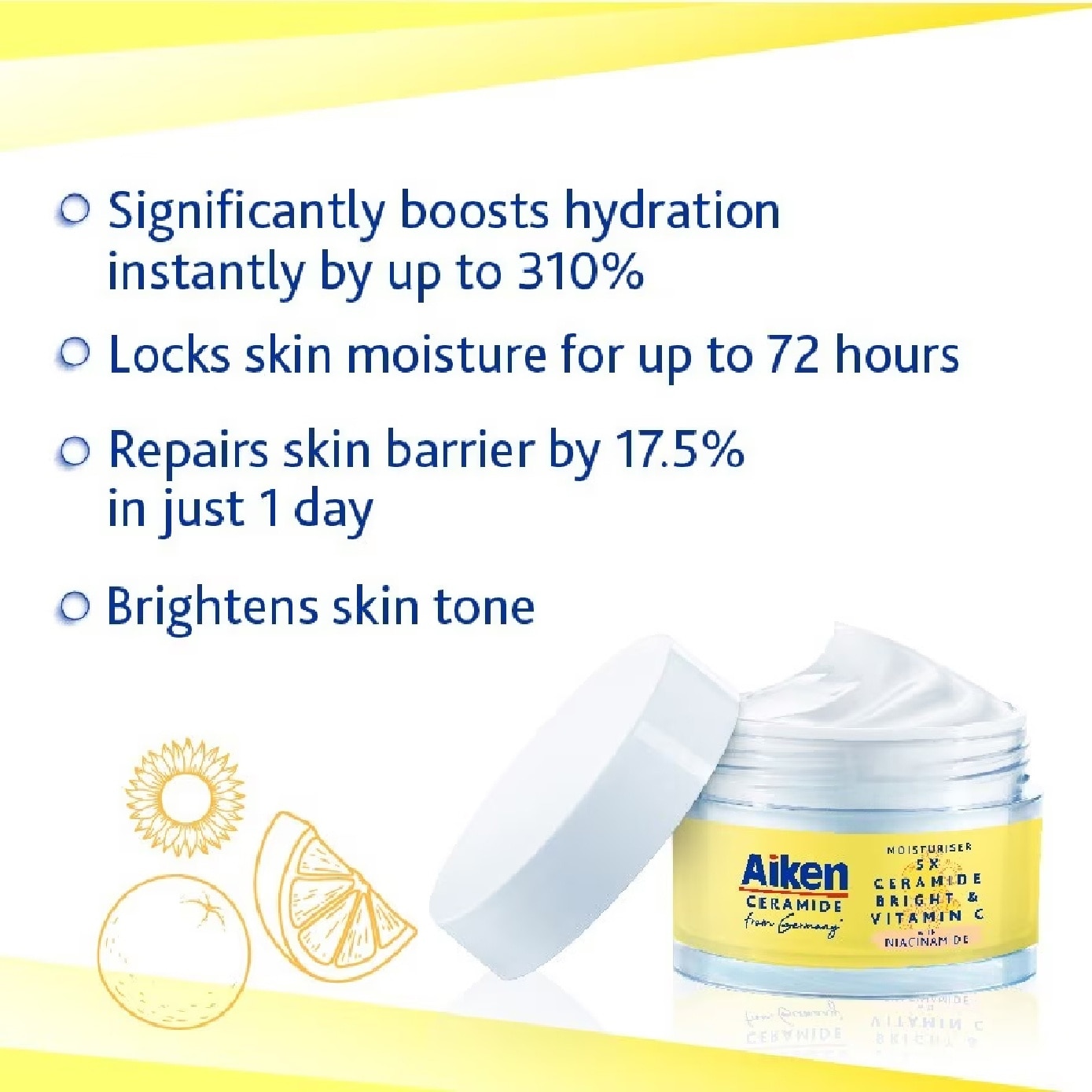 5X Ceramide Bright & Vitamin C Moisturiser 40g