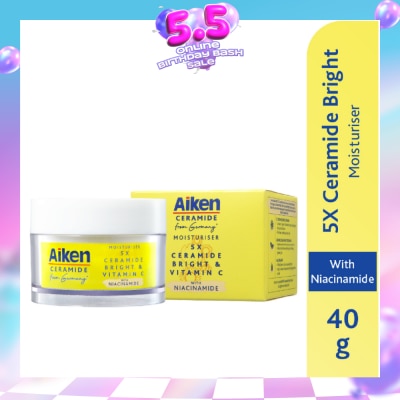 AIKEN - 5X Ceramide Bright & Vitamin C Moisturiser 40g