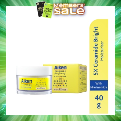 AIKEN - 5X Ceramide Bright & Vitamin C Moisturiser 40g