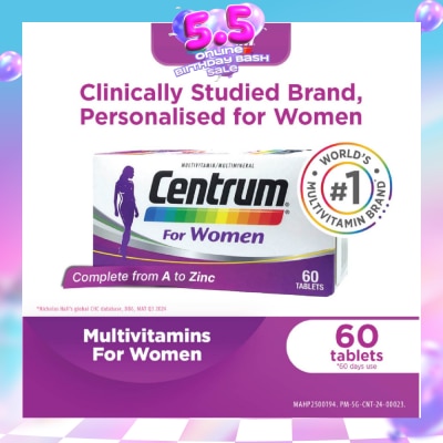 CENTRUM - Women 60 Tablets