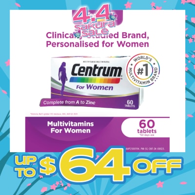 CENTRUM - Women 60 Tablets