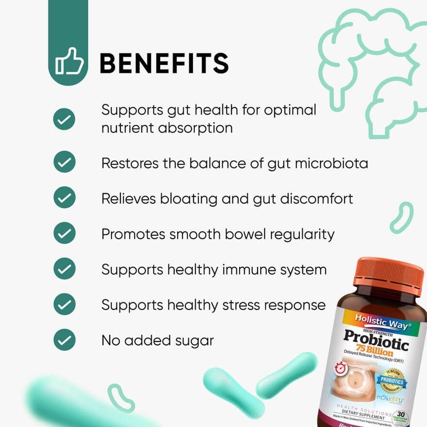 Probiotic 75 Billion 30 Vegetarian Capsules