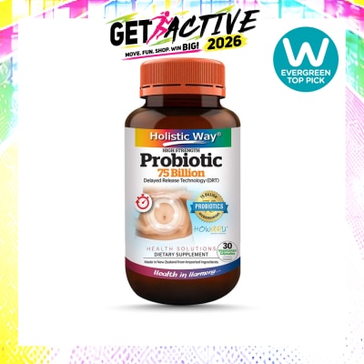HOLISTIC WAY - Probiotic 75 Billion 30 Vegetarian Capsules image