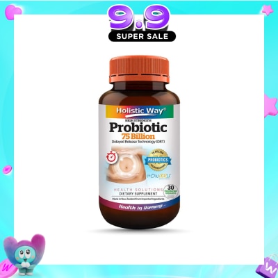 HOLISTIC WAY - Probiotic 75 Billion 30 Vegetarian Capsules image