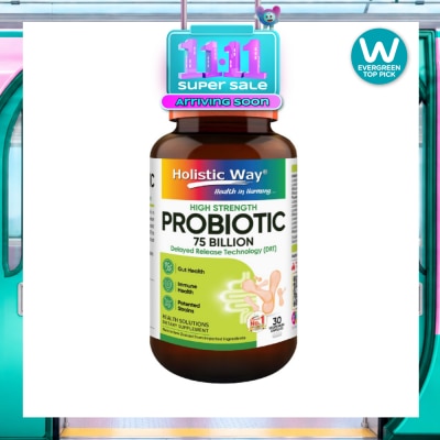 HOLISTIC WAY Probiotic 75 Billion 30 Vegetarian Capsules image