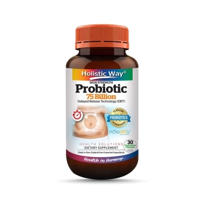 HOLISTIC WAY Probiotic 75 Billion 30 Vegetarian Capsules