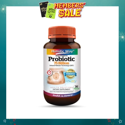HOLISTIC WAY - Probiotic 75 Billion 30 Vegetarian Capsules