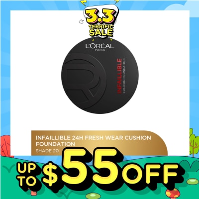 L'OREAL PARIS MAKEUP [CNY] Infaillible 24h Fresh Wear Cushion Foundation #20 1s