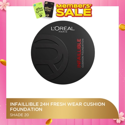 L'OREAL PARIS MAKEUP [CNY] Infaillible 24h Fresh Wear Cushion Foundation #20 1s