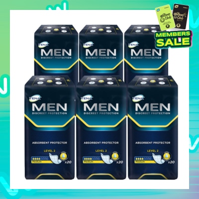 TENA TENA Men Absorbent Protector Level 2 (Carton) 6 pack x 20s