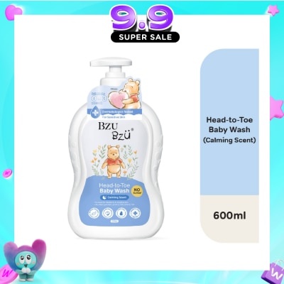 BZU BZU - Head-to-Toe Calming Scent Baby Wash 600ml image