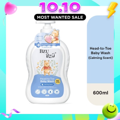 BZU BZU Head to Toe Calming Scent Baby Wash 600ml image