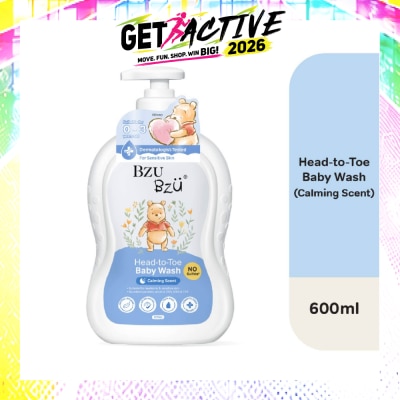 BZU BZU - Head-to-Toe Calming Scent Baby Wash 600ml image
