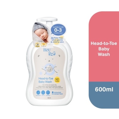 BZU BZU Head to Toe Baby Wash (Designed for Newborn & Sensitive Skin) 600ml