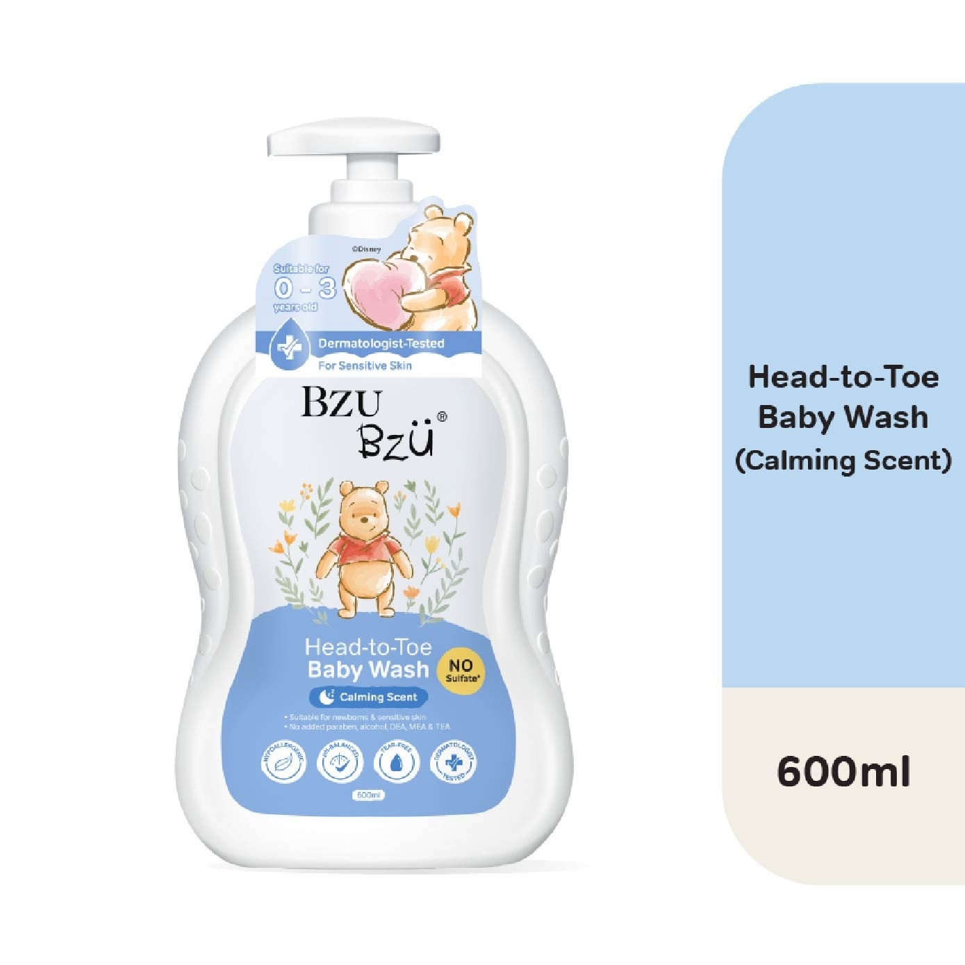 Head-to-Toe Calming Scent Baby Wash 600ml
