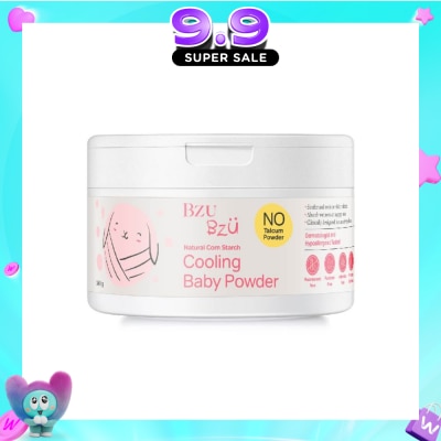BZU BZU - Cooling Baby Powder Natural Corn Starch No Talcum Powder Designed for Sensitive Skin) 140g image