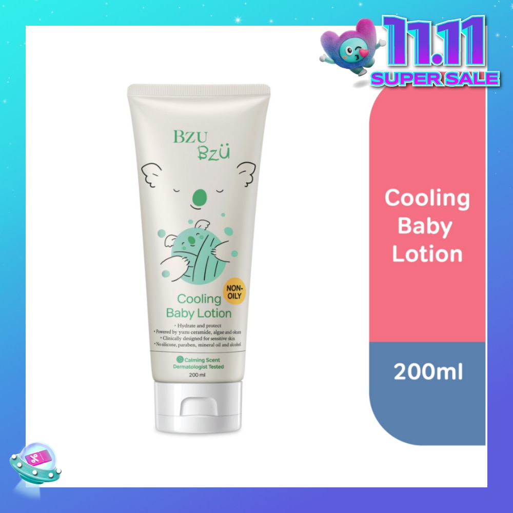 Non Oily Cooling Baby Lotion Hydrate & Protects Skin (Designed for Sensitive Skin) 200ml