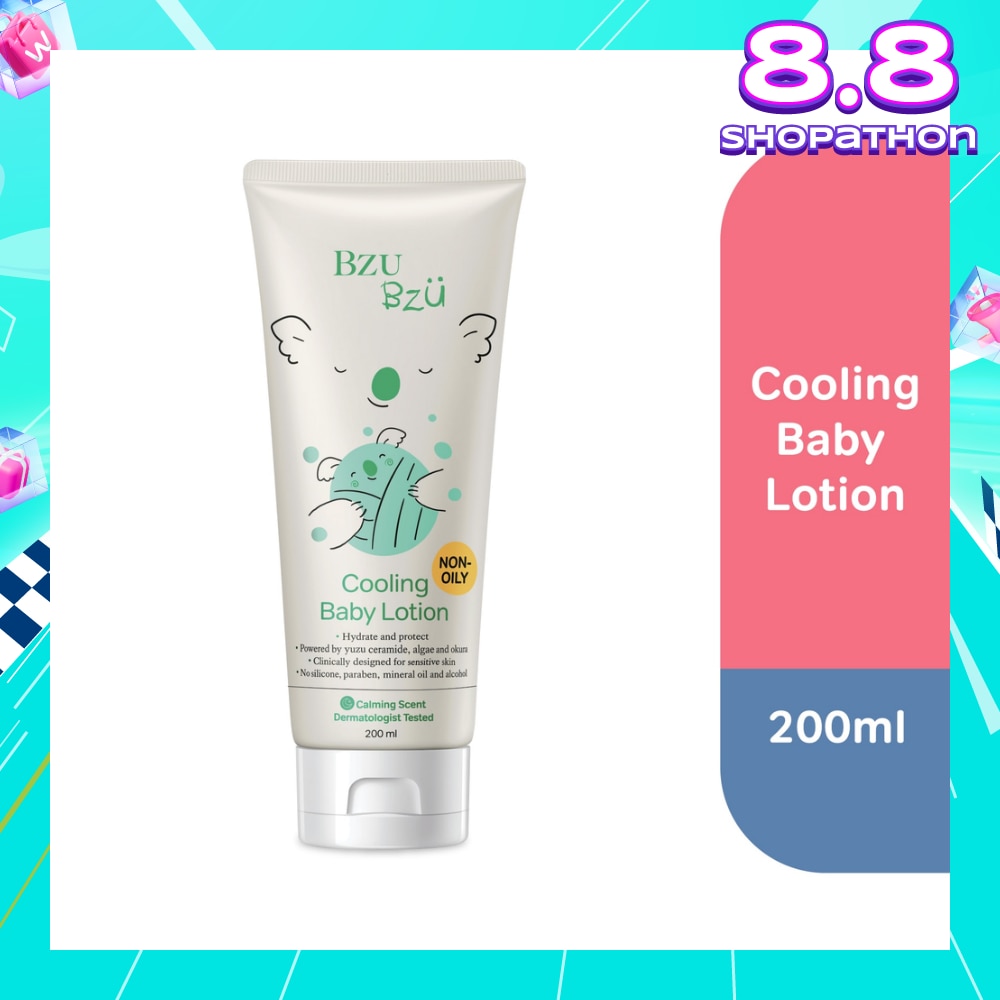 Non Oily Cooling Baby Lotion Hydrate & Protects Skin (Designed for Sensitive Skin) 200ml