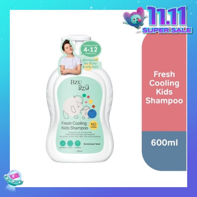 BZU BZU Bzu Bzu Fresh Cooling Kids Shampoo 600ml (For Oily & Itchy scalp)