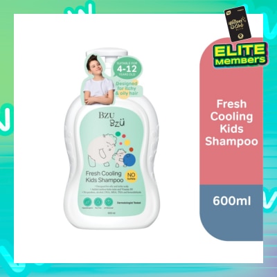 BZU BZU Bzu Bzu Fresh Cooling Kids Shampoo 600ml (For Oily & Itchy scalp)