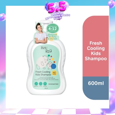 BZU BZU - Bzu Bzu Fresh Cooling Kids Shampoo 600ml (For Oily & Itchy scalp)