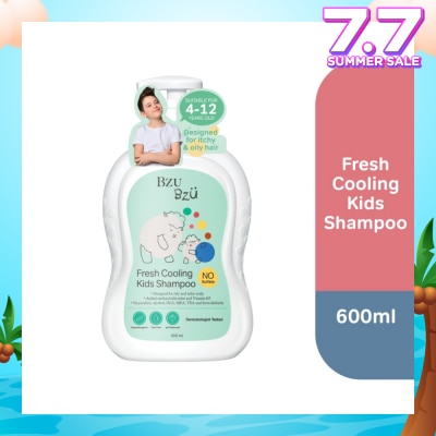BZU BZU Bzu Bzu Fresh Cooling Kids Shampoo 600ml (For Oily & Itchy scalp)